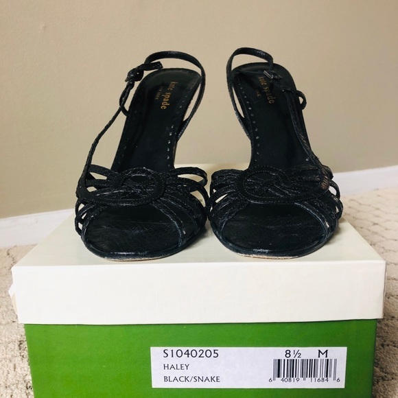 Kate Spade Haley Snakeskin Sandals - Picture 2 of 6